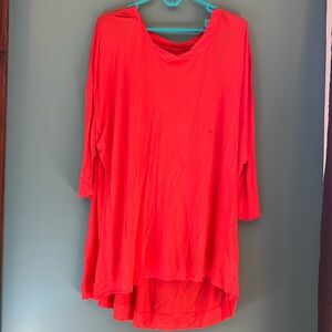 Women’s pink 22/24 Lane Bryant blouse. NWT Never Worn